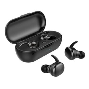 TWS-4 IPX5 Waterproof Bluetooth 5.0 Touch Wireless Bluetooth Earphone with Charging Box, Support HD Call & Voice Prompts, TWS-4