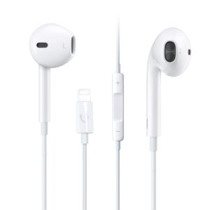 8 Pin Plug Wired Earphone, Support Calls and Music, Cable Lengrh: 1.2m