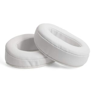 1 Pair Oval Leather Beveled Headphone Protective Case for Brainwavz HM5 / Philip SHP9500