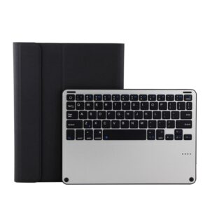 3018 Detachable Bluetooth 3.0 Aluminum Alloy Keyboard + Imitation Cloth Texture Leather Tablet Case for iPad Air / Air 2 / iPad Pro 9.7 inch, with Sleep / Water Repellent Function, 3018