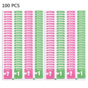 100pcs Dry-Wet Wipes Screen Protectors Accessories Alcohol for Pad Mobile Phone Watch Screen Cleaning Cloth, Size: 3 x 4cm / Piece