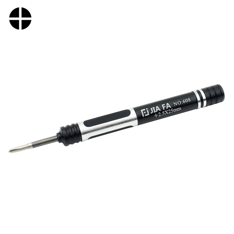 JIAFA JF-608-2.5 Hollow Cross Tip 2.5 Middle Bezel Repair Screwdriver (Black)