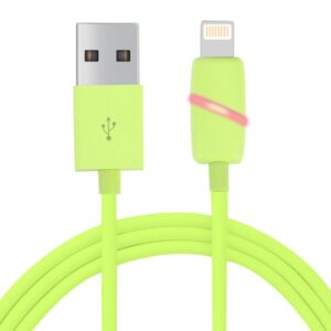 1m Circular Bobbin Gift Box Style 8 Pin to USB Data Sync Cable with Indicator for iPhone, iPad