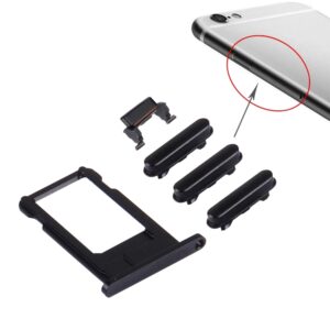 4 in 1 for iPhone 6s Plus (Card Tray + Volume Control Key + Power Button + Mute Switch Vibrator Key), For iPhone 6s Plus