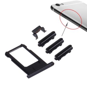 4 in 1 for iPhone 6s (Card Tray + Volume Control Key + Power Button + Mute Switch Vibrator Key), For iPhone 6s