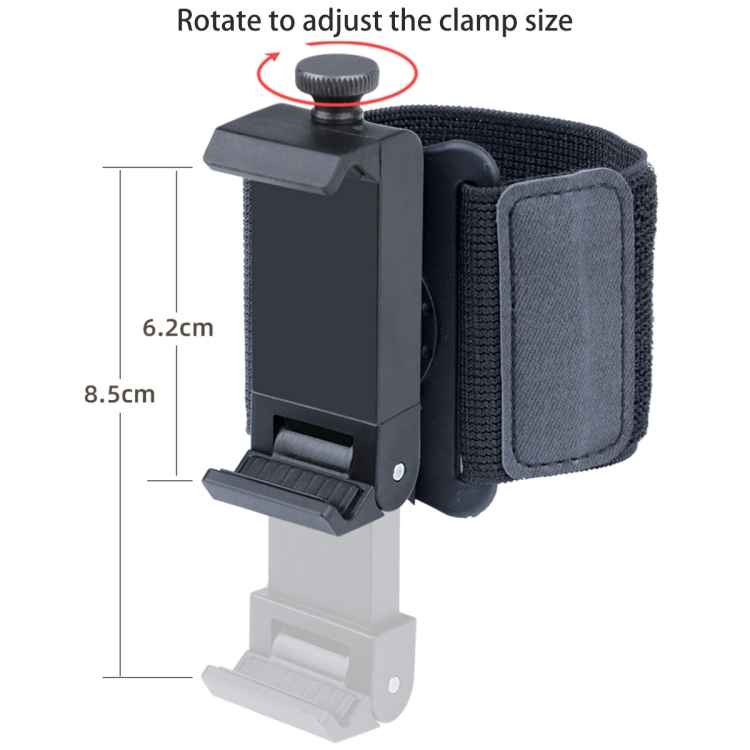 Elastic Wristband Hands Free Phone Holder, Wristband Length: 24cm, Wristband Length: 24cm - Image 4
