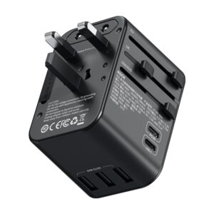 ROCK T62 35.5W Global Travel Multifunctional Plug PD Charger Power Adapter, T62
