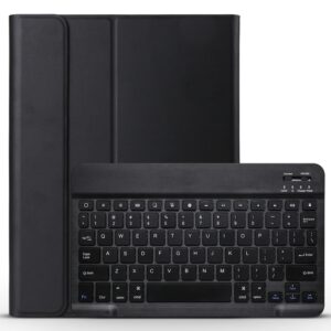 Detachable Bluetooth Keyboard + Brushed Texture Horizontal Flip Leather Tablet Case with Holder for iPad Pro 11 inch (2018)