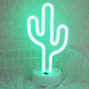 Warm Fairy Decorative Lamp Night Light for Christmas, Wedding, Party, Bedroom, Cactus