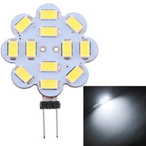 G4 12 LEDs SMD 5730 240LM 2800-3200K Plum Flower Shape Stepless Dimming Energy Saving Light Pin Base Lamp Bulb, DC 12V, G4 12LEDs SMD 5730 240LM, G4 12 LEDs SMD 5730 240LM
