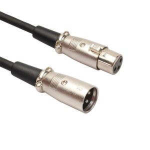 3m  3-Pin XLR Male to XLR Female Microphone Cable