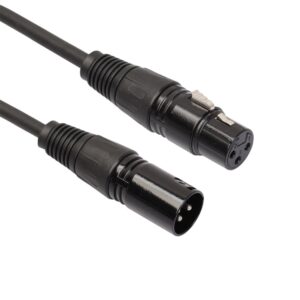 1.8m 3-Pin XLR Male to XLR Female MIC Shielded Cable Microphone Audio Cord, Length: 1.8m