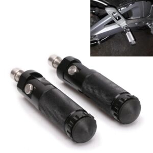 Speedpark 1 Pair Universal Folding Footrests Footpegs Foot Rests Pegs Rear Pedals Set 8mm Install Bolts