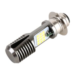 PX15D DC12V / 7.4W Motorcycle LED Headlight with 24LEDs SMD-3030 Lamp Beads, PX15D Style 2 (White Light), PX15D Style 2 (Yellow + White)
