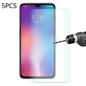 5 PCS ENKAY Hat-Prince 0.26mm 9H 2.5D Curved Edge Tempered Glass Film for Xiaomi Mi 9
