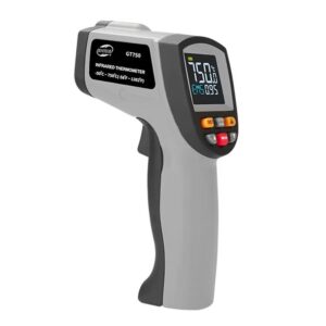 BENETECH GT750 Portable Digital Laser Point Infrared Thermometer, Temperature Range: -50-750 Celsius Degree(Grey)