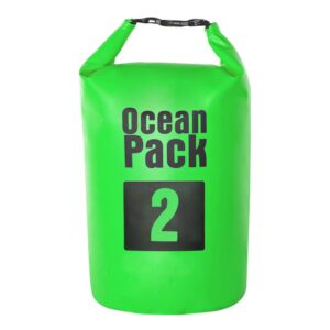 Outdoor Waterproof Bag Dry Sack PVC Barrel Bag, Capacity: 2L, Capacity: 2L (Green), Capacity: 2L (Sky Blue), Capacity: 2L (Yellow), Capacity: 2L (Black), Capacity: 2L (Dark Blue), Capacity: 2L (Orange), Capacity: 2L (Pink)