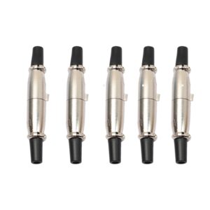 5 Pairs 3 Pin XLR Plug Male + Female Jack Mic Jack Plug Socket Connector