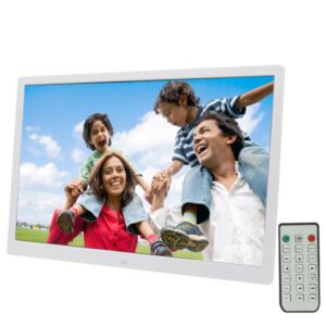17.0 inch LED Display Digital Photo Frame with Holder / Remote Control, Allwinner Technology, Support USB / SD Card Input / OTG, US/EU/UK Plug, 17.0 inch, 17.0 inch/Without Touch Button Black