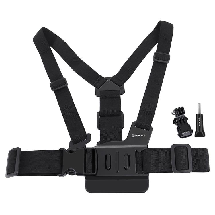 PULUZ Adjustable Body Mount Belt Chest Strap with J Hook Mount & Long Screw for GoPro, Insta360, DJI and Other Action Cameras - Image 2