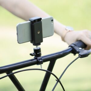 PULUZ Bike Aluminum Handlebar Tripod Ball Head Adapter Mount for DJI, Insta360, GoPro and Other Action Cameras