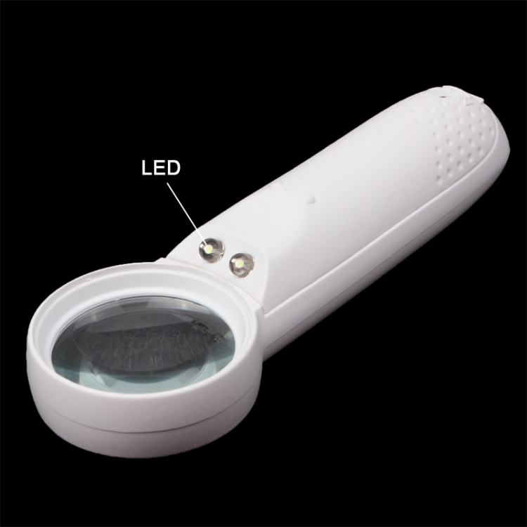 15X Handheld Exclamation Mark Type Magnifier with 2 LED - Image 3