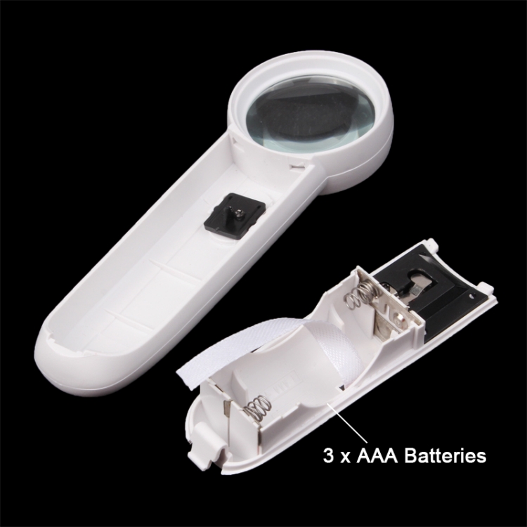 15X Handheld Exclamation Mark Type Magnifier with 2 LED - Image 4