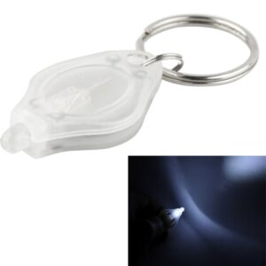Mini LED Flashlight, White Light, Green, Transparent, Yellow, Purple, Blue, Black, Pink