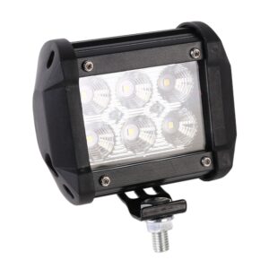 18W  6 LED White Light Floodlight Engineering Lamp / Waterproof IP67 SUVs Light, DC 10-30V, 6 LED Floodlight