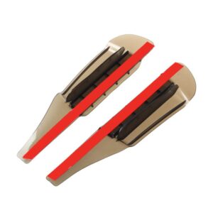 2 PCS Flexible Shielding Rain Board Rain Eyebrow with Wind Guide Apparatus for Car Rearview Mirrors, Flexible Shielding Rain Board