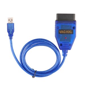 USB Cable KKL VAG-COM Car Auto Scanner Scan Tool for VW/Audi 409.1(Blue)