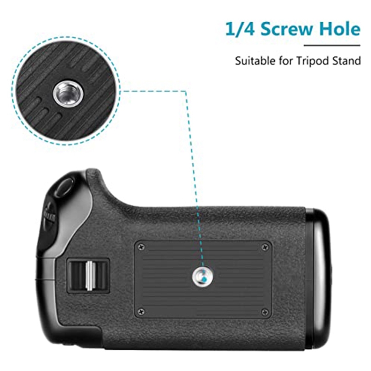 Battery Grip for Canon EOS 550D with Two Battery Holder - Image 2