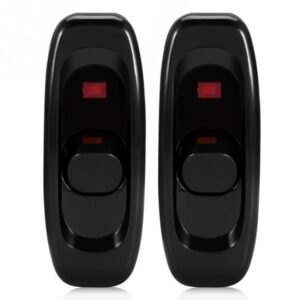 GW320 DIY Water Resistant In-Line On / Off Cord Switch, 2 Pcs in One Packaging, the Price is for 2 Pcs