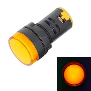 12V AD16-22D / S 22mm LED Signal Indicator Light Lamp, 12V