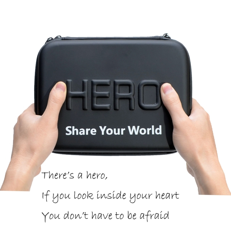 Shockproof Waterproof Portable Travel Case for GoPro, Insta360, DJI and Other Action Cameras Accessories, Size: 22cm x 16cm x 7cm - Image 9