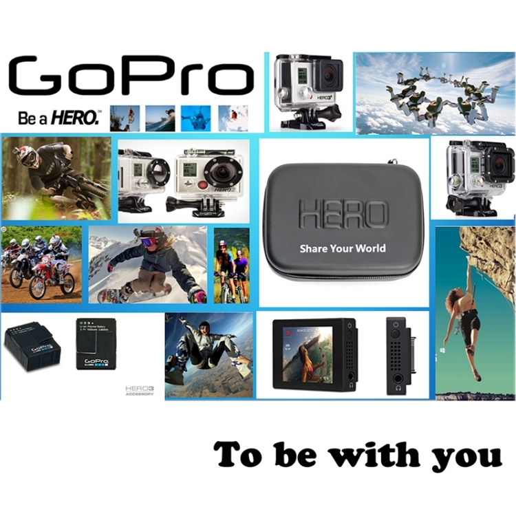 Shockproof Waterproof Portable Travel Case for GoPro, Insta360, DJI and Other Action Cameras Accessories, Size: 22cm x 16cm x 7cm - Image 10