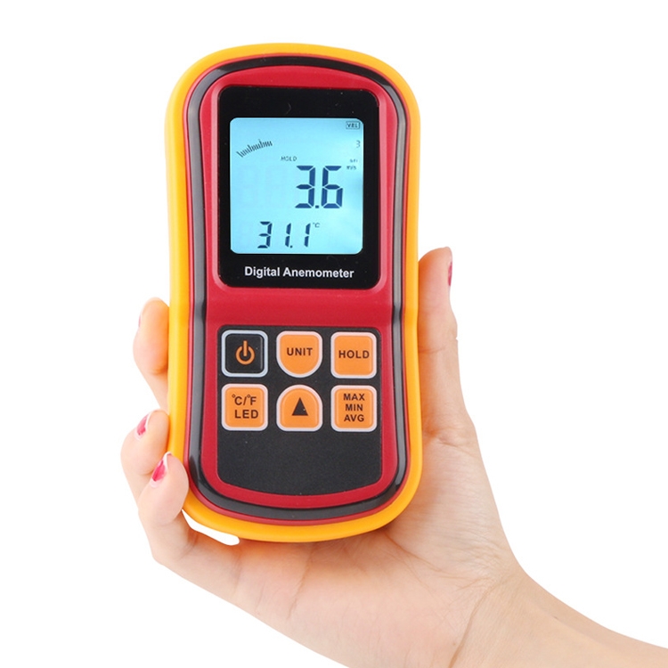 Digital Anemometer (Measurement items: Air Velocity, Air Temperature)(Red) - Image 5