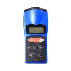 Ultrasonic Laser Point LED Distance Measure Meter Tool(Blue)