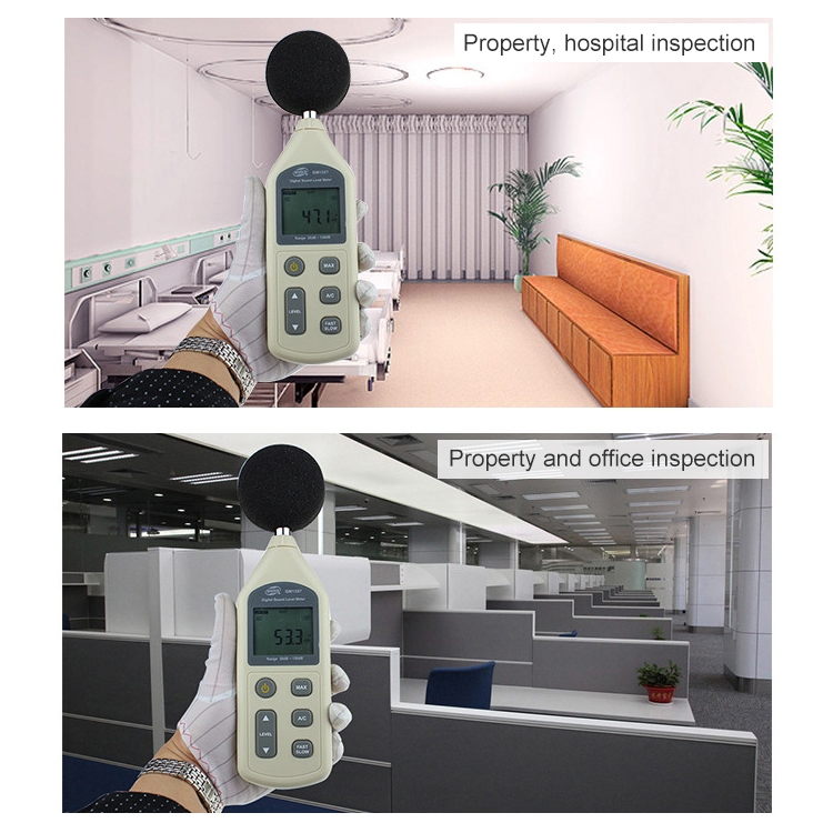 Digital Sound Level Meter (Range: 30~130dBA, 35~130dBC) - Image 5