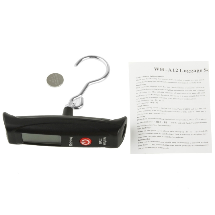 A12 Portable Electronic Luggage Scale (50kg/10g) - Image 5