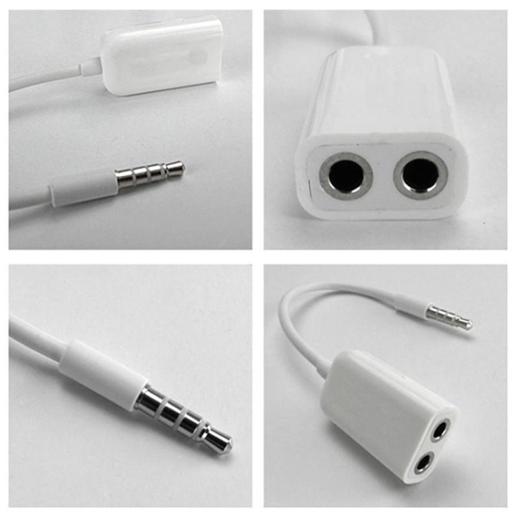 Stereo Audio Aux Cable 3.5mm Male to 2 Female Splitter Adapter, Compatible with Phones, Tablets, Headphones, MP3 Player, Car/Home Stereo & More - Image 4