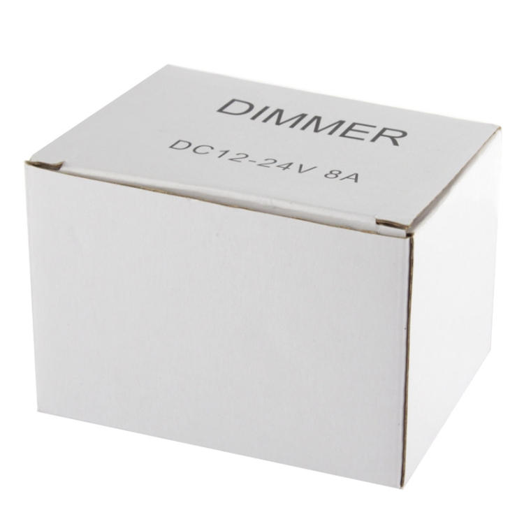Single Color Dimmer Switch LED Dimmer Controller for Strip Light DC12-24V, Output Current: 8A - Image 5