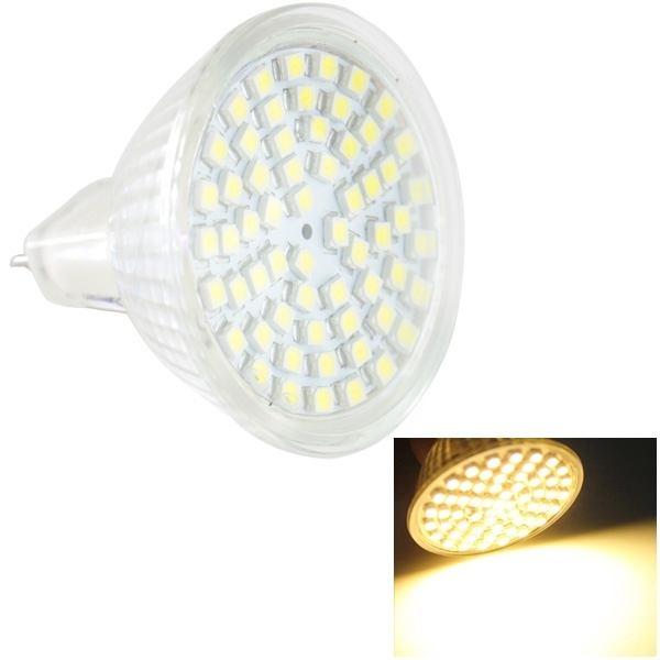 60 LED 3528 SMD, AC 220V, Warm White Light, White Light