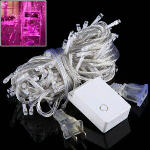 100 LEDs with End Joint & 8 Display Modes Controller for Christmas Party, AC 110V, US Plug, 100 LEDs AC 110V(Pink Light), 100 LEDs AC 110V(Blue Light), 100 LEDs AC 110V(Green Light), 100 LEDs AC 110V(Colorful Light), 100 LEDs AC 110V(White Light)...