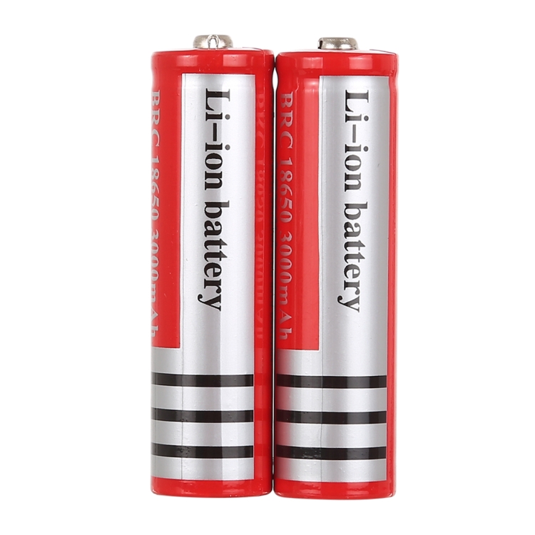 2 PCS UltraFire 18650 3000mAh 3.7V Long Lasting Rechargeable Lithium ion Battery(Red) - Image 3