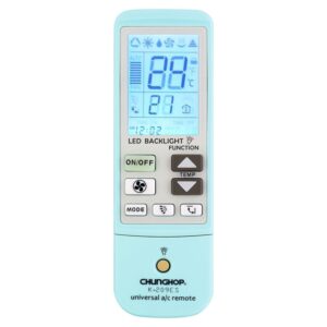 K-209ES Universal Air Conditioner Remote Control, Support Thermometer Function