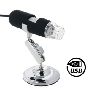 1.3 Mega Pixels 500X USB 2.0 Digital Microscope with 8 LED(Black)