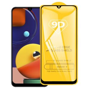 For Galaxy A50s 9D Full Glue Full Screen Tempered Glass Film