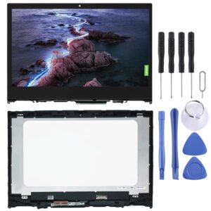 1920 x 1080px LCD Screen and Digitizer Full Assembly With Frame for Lenovo Yoga 520-14IKB, For Lenovo Yoga 520-14IKB 1920 x 1080px