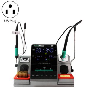 SUGON T3602 110V 240W Dual Station Nano Electric Soldering Station with Double Handle, US Plug